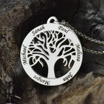 Tree of Life Necklace with 1-6 Names | Callie
