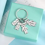 Children Shape Name Charms Keychain