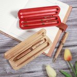 Engraved Wood Ballpoint Pen Set