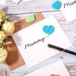 Engraved Knitted Heart Card