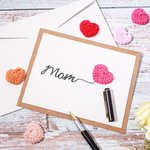 Engraved Knitted Heart Card