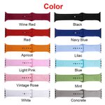 Monogram en naam Silicone horlogebandje voor Apple Watch | Callie