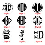 Monogram en naam Silicone horlogebandje voor Apple Watch | Callie