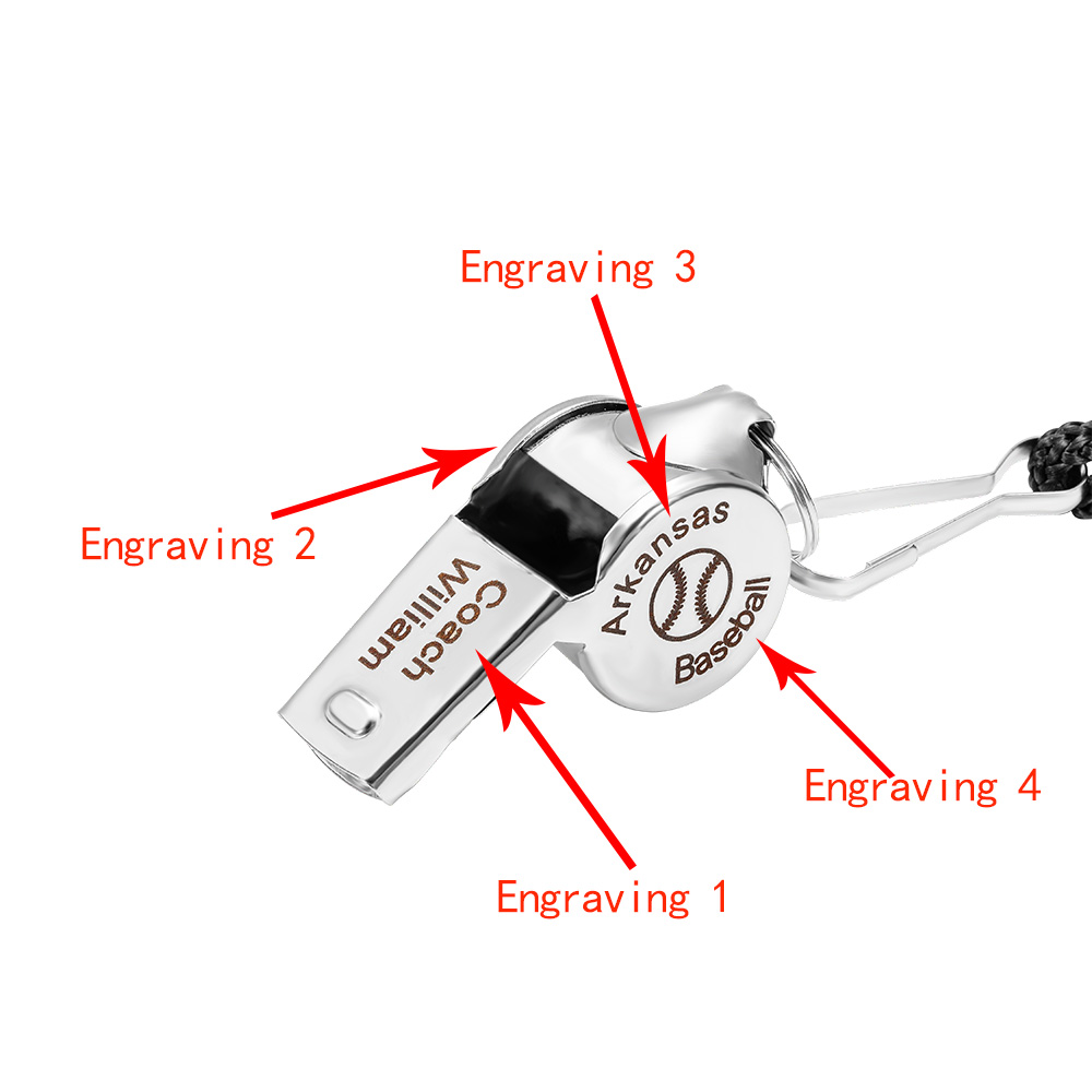 Personalized Engraved Sports Whistle Referee Whistle Coach Whistle
