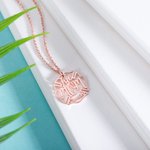 Firefighter Mom Name Badge Necklace | Callie