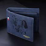 Portefeuille en Cuir Personnalisé avec Photo et Gravure Cadeau d'Anniversaire Fête des Père Saint-Valentin pour Hommes