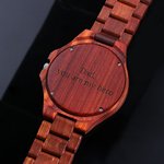 Photo Print Wooden Watch For Him | Callie