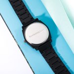 Orologio fotografico in legno per uomo