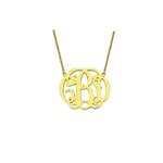 Personalized Initial Monogram Necklace