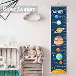 Personalized Canvas Children Growth Height Chart with Name Multi-Style Bedroom Decor Christmas Birthday Gift for Baby Children