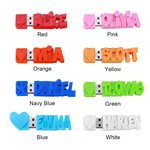 Aangepaste USB-geheugensticks flash drives 3D afdrukken naam 16GB/32GB/64GB