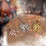 Firefighter Mom Name Badge Necklace | Callie