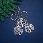 Mother's Family Tree Names Keychain