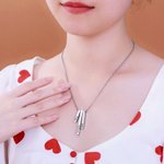 3D Triple Bar Nombre Collar | Callie