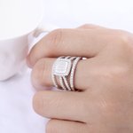Bague Monogramme Empilable