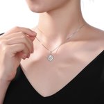 Collier à Personnaliser avec Gravure Collier d'Infini avec Zircone Cubique Cadeau d'Anniversaire pour Femme | Callie