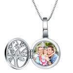 Gegraveerde unieke stamboom fotobocket