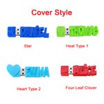 Aangepaste USB-geheugensticks flash drives 3D afdrukken naam 16GB/32GB/64GB