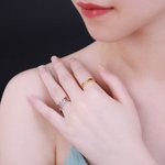 Custom Engraving Stackable Name Rings | Callie