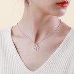 Pendentif Patte de Chien Personnalisé avec Prénom Cadeau pour Propriétaire d'Animal de Compagnie