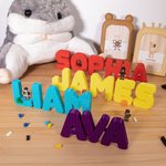 Kid's Name Puzzle Sign 3D Printed