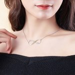 Infinity Name Necklace For Army Marine Air Force Navy Wife Mom | Callie