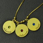 Collar con Nombre y Dije de Nacimiento | Callie