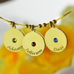 Collar con Nombre y Dije de Nacimiento | Callie