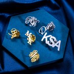 Personalized Monogram Initial Lapel Brooch Pin Birthday Wedding Anniversary Gift for Men