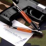 Engraved Bullet Pen For Dad Rifle Bolt Action