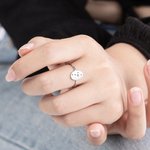 Engraved Star Constellation Zodiac Ring