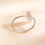 Engraved Star Constellation Zodiac Ring