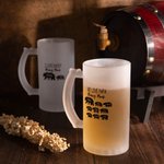 Taza de cerveza personalizada We Love Papa Beary Much Beer Mug Glasses with 1-9 Baby Bears and Names Birthday Father's Day Gift for Dad Grandpa