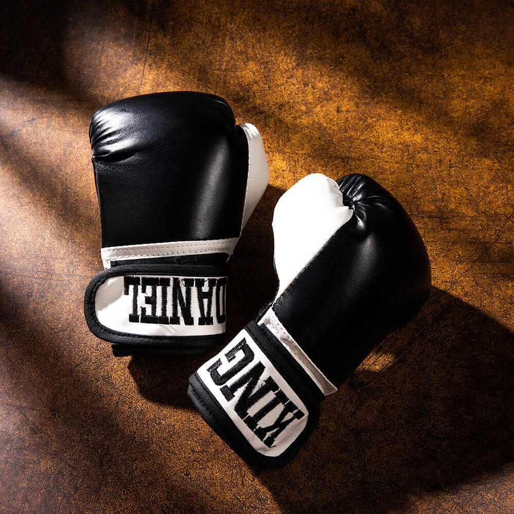 Personalized Leather Baby Boxing Gloves Embroidery Name CALLIE