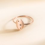 Engraved Star Constellation Zodiac Ring