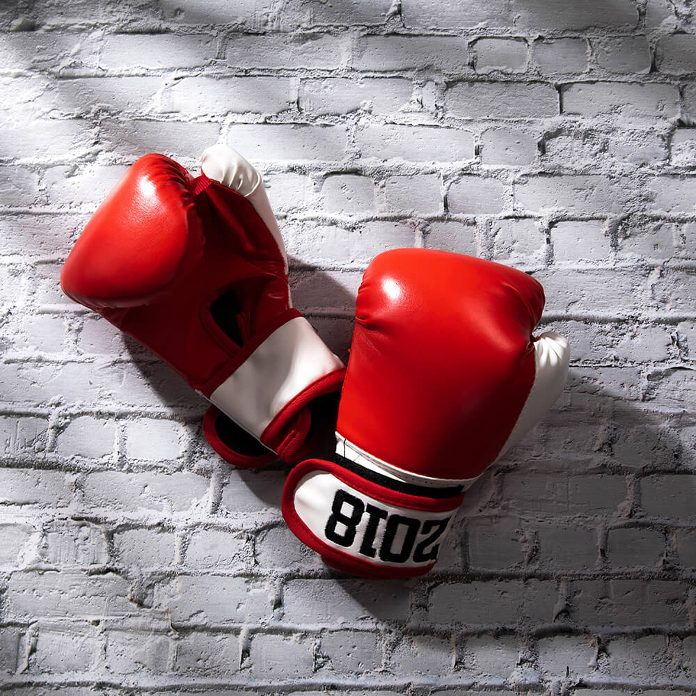 Personalized Leather Baby Boxing Gloves Embroidery Name CALLIE