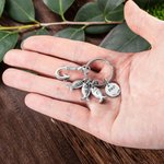 Custom Engraved Fishing Initial Keychain For Men