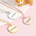 Disc Your Pet Face Portrait Necklace | Callie