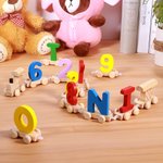 Alphabet Wooden Train Toy Set