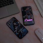 Luminous Photo and Name Case for iPhone 2 Pieces | Callie