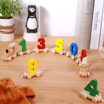 Alphabet Wooden Train Toy Set