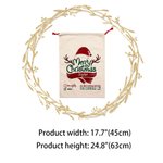 Sac de Santa de Noël Prénom Brodé | Callie