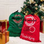 Sac de Santa de Noël Prénom Brodé | Callie