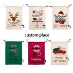 Sac de Santa de Noël Prénom Brodé | Callie