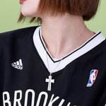 Engraved Cross Football Number Necklace