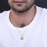 Diskbaskethalsband med nummer och födelsesten i silver | Callie