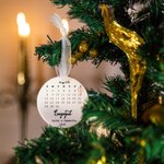 Ceramic Silk Engagement Ornament | Callie