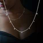 Collier Initiale Maman Bijou Personnalisé Cadeau de Fête pour Femmes