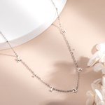 Collier Initiale Maman Bijou Personnalisé Cadeau de Fête pour Femmes