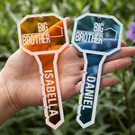 Funny Engraved Big Brother Name Key Set of 2